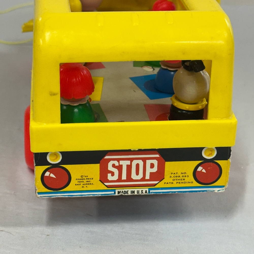 Vintage Fisher Price School Bus - Picture 6 of 10